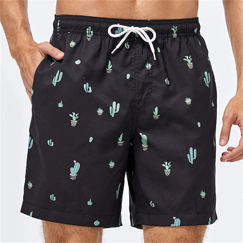 Men Beach Shorts 3D Print Summer Swimwear For Men Fashion Casual Male Swimming Trunks Quick Dry Man Surf Board Shorts Beachwear