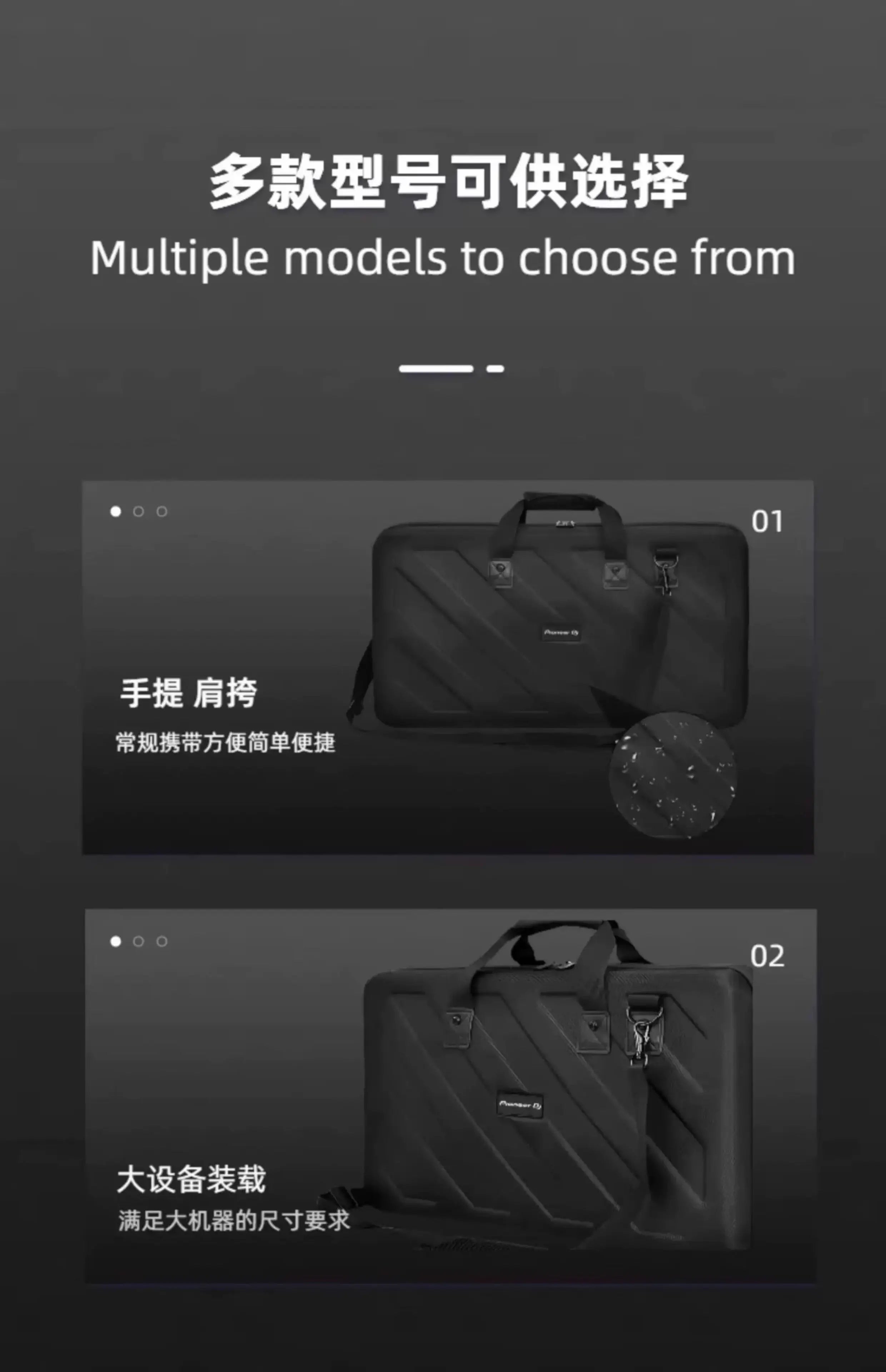 DDJFLX4 400 SR2 SX 800 1000 DDJ1000SRT FLX6 GRV6 Controller XDJRR All-in-One DJing Bag DJ Equipment Bag Digital Hard Case Bag