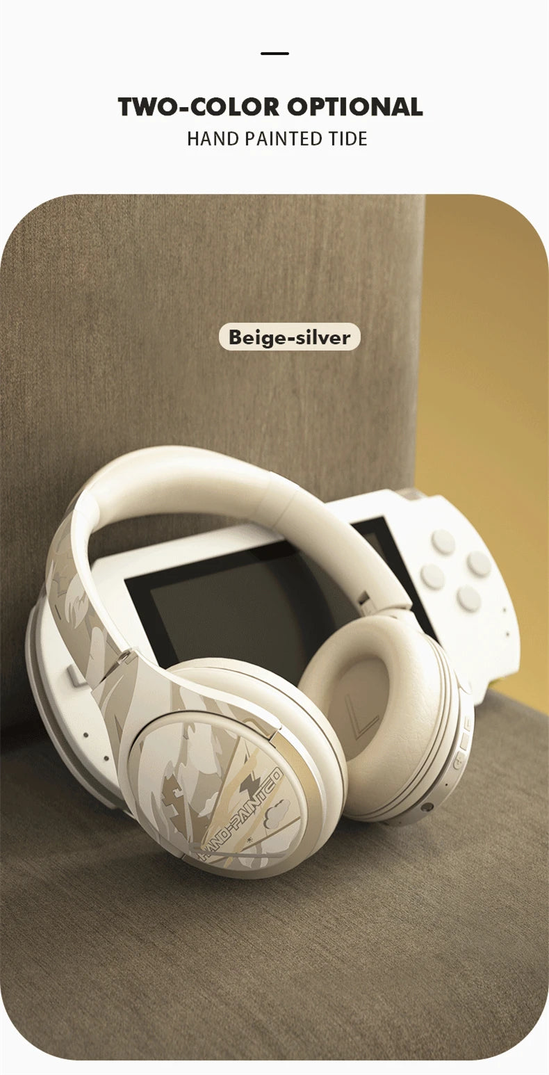 Girls Active Noise Cancelling Wireless Bluetooth Over-Ear Headphones, Memory Foam Ear Cups,100H Playtime,Kids Headset with Mic