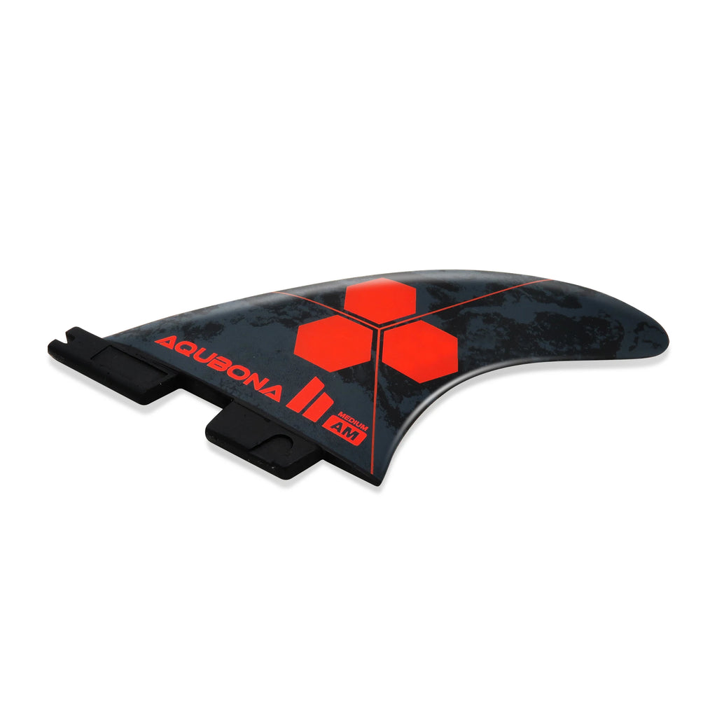 AQUBONA Fiberglass Honeycomb Surfboard Fin Thruster Surf Fin or Quad Set Single Tab or Dual Tab S/M/L Size With Key and Screws