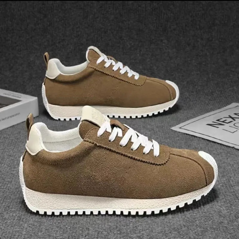 Cross-border Zapatillas Para Hombre Fashion Men Thick Bottom Vulcanize Shoes Classic Comfortable Italian Casual Jogging Sneakers