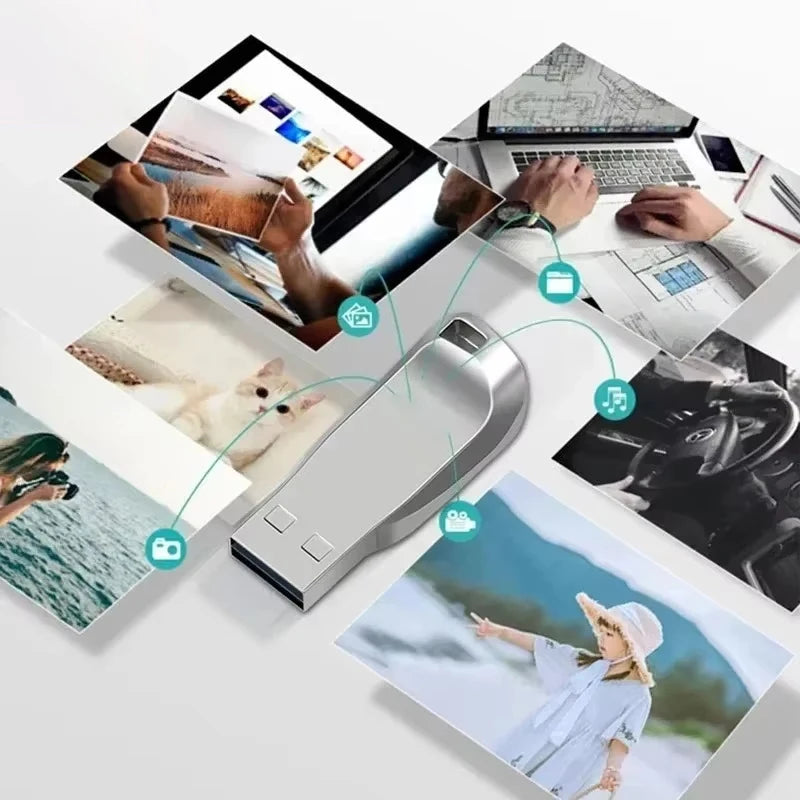 New Flash Drives 2TB Usb 3.0 Mini High Speed Metal Pendrive 1TB 512GB Stick Drive Waterproof Memoria Storage U Disk 2026