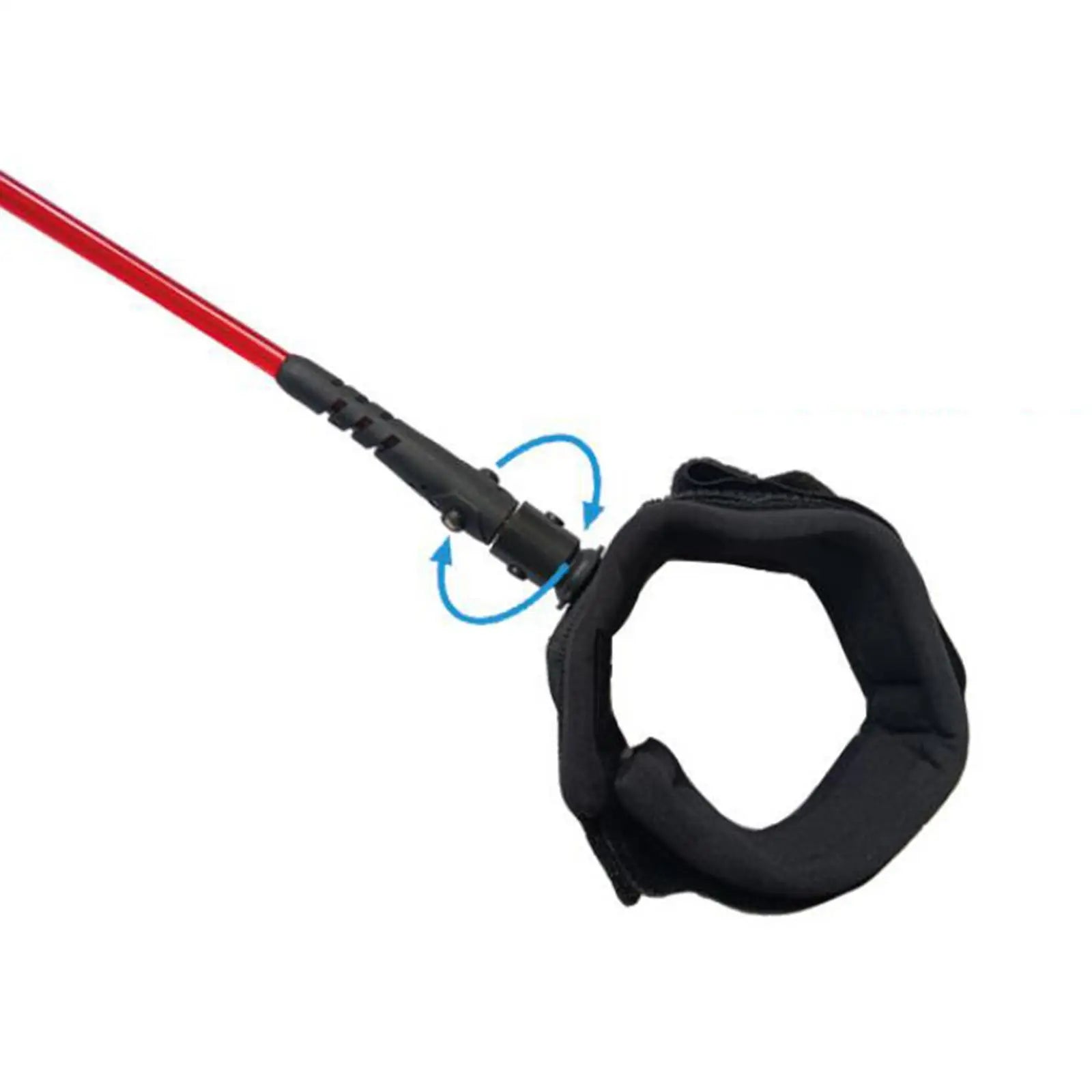 6/7/8/9/10ft Surfboard Leash Surfing Leash Paddleboard Ankle Strap Cuff Cord Elastic Cord Secure Tether Rope for Water Sports