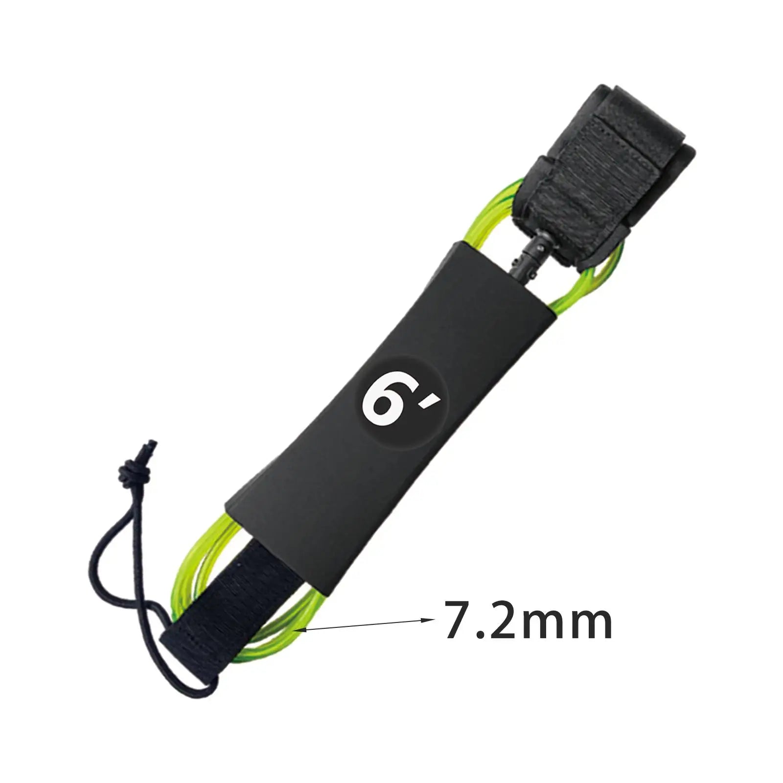 6/7/8/9/10ft Surfboard Leash Surfing Leash Paddleboard Ankle Strap Cuff Cord Elastic Cord Secure Tether Rope for Water Sports