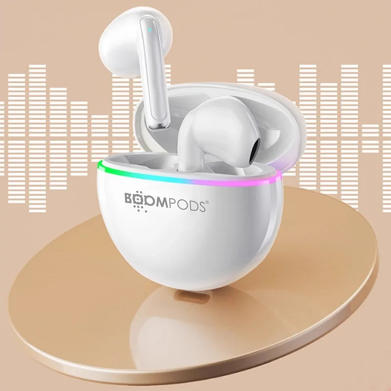 New LED Light Wireless Headphones Auriculares Bluetooth Earphones Touch Control Sport Headset Stereo Earbuds For Phone Android