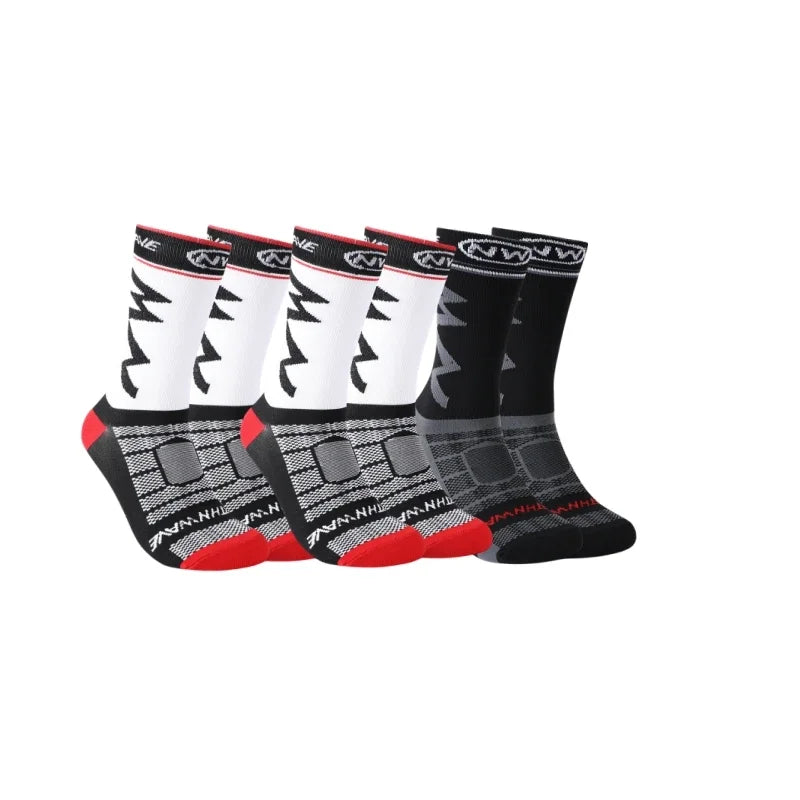 3 Pairs Of High-Quality Breathable Sports Socks Suitable For Running, Mountain Cycling, And Outdoor Sports
