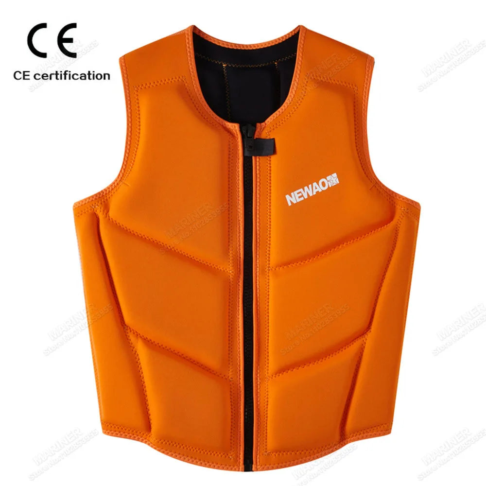 Wakesurf Comp Vest CE Approved Neoprene Life Jacket Premium Quality Impact Vest But Great for All Other Watersports Activities