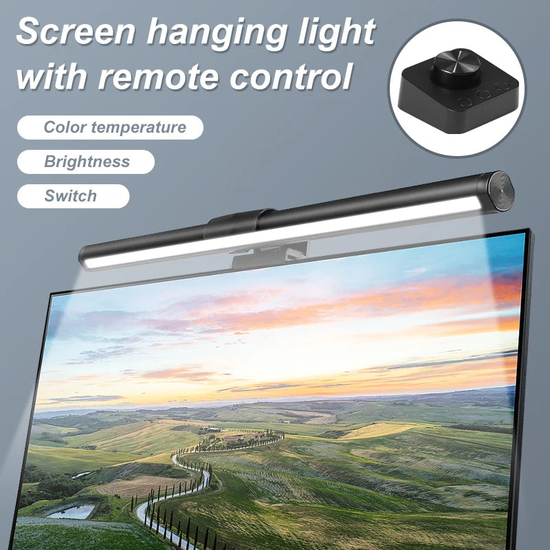 Pc Monitor Computer Desk Lamps For Dimming Led Lamp Magnetic Office Lights  Monitor Stepless Hanging Light Bar for Pc Screen RBG