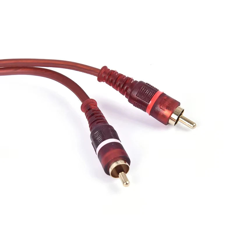 Miwayer Pro Studio Audio Cable 5/10/16/32ft | Dual Gold-Plated RCA (M) to Dual 1/4" TRS (M) | Balanced Signal | OFC Shielded