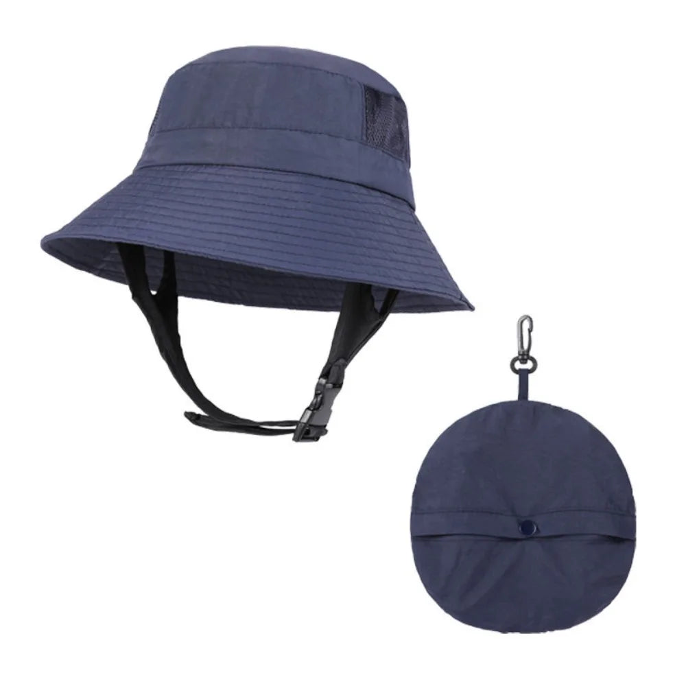 Fisherman's Hat Waterproof Beach Surf Cap Breathable Foldable Fishing Cap Unisex Adjustable Wide Brim Sun Hat Summer