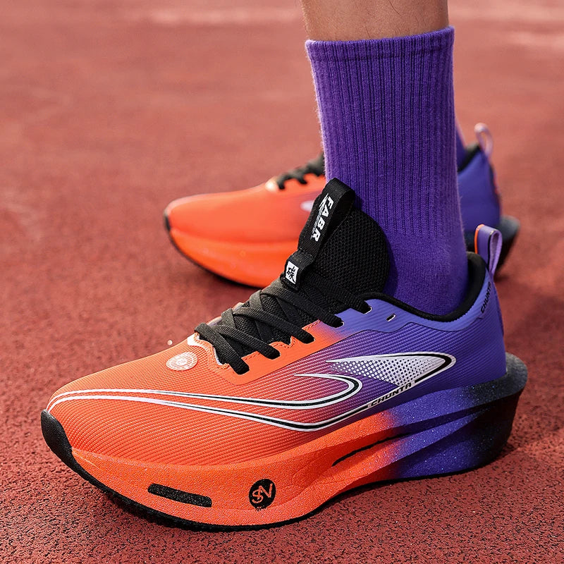  Running Shoes Men Carbon Plate Speciality Marathon Sports Breathable Lightweight Women's Comfortable Chunta Leisure Sneakers