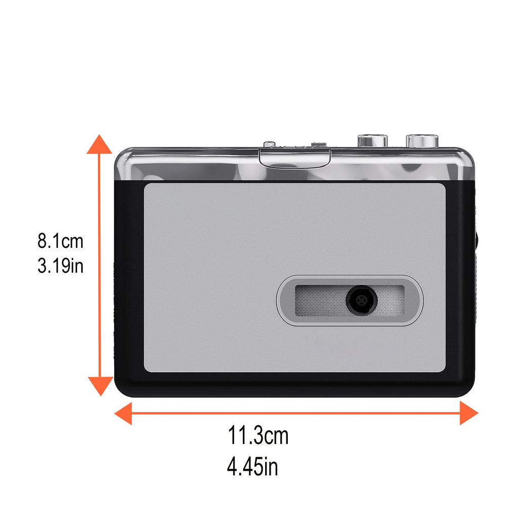 USB cassette drive, cassette tape drive can capture MP3 audio, convert cassette tape to MP3 format and save it to USB drive