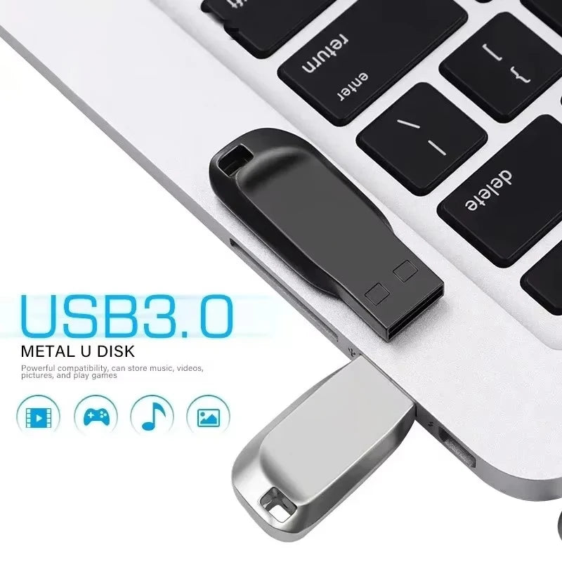 New Flash Drives 2TB Usb 3.0 Mini High Speed ​​Metal Pendrive 1TB 512GB Stick Drive Waterproof Memoria Storage U Disk 2026