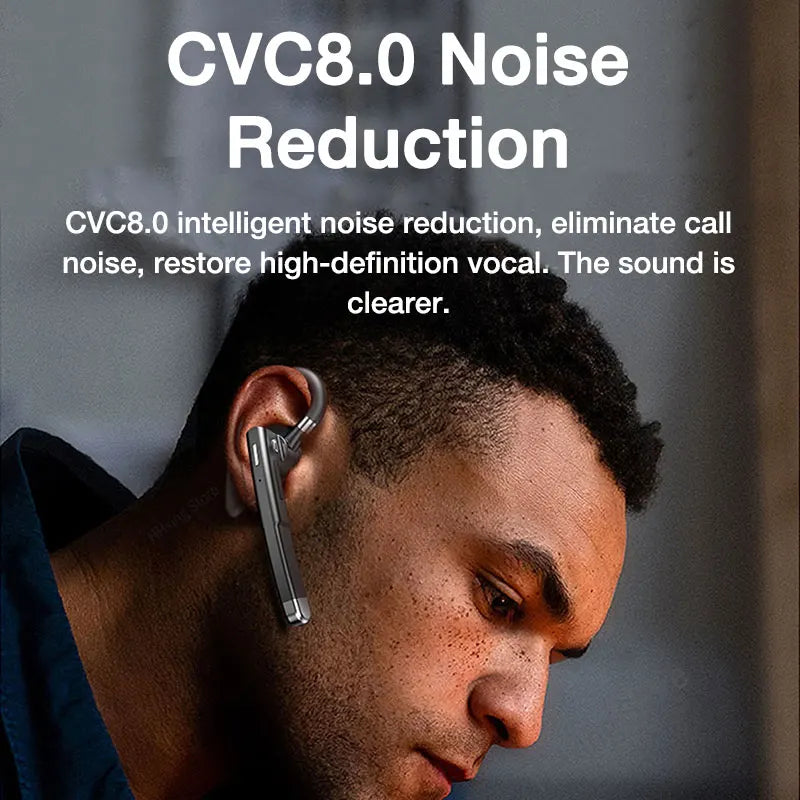 EARDECO Business Bluetooth Earphones Headset Hearing Aids Wireless Headphones with Microphone Auriculares Handsfree Earphone