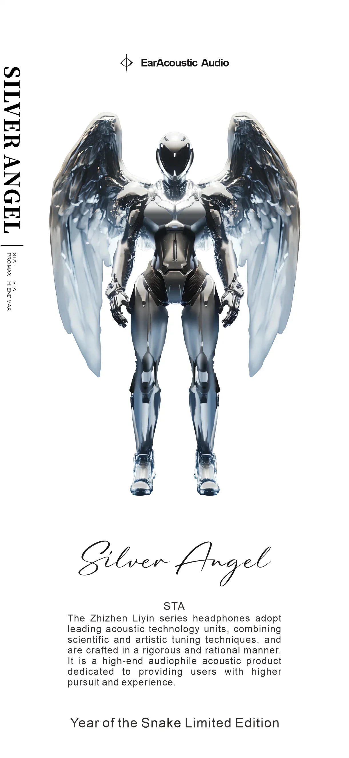 EarAcoustic Audio STA-Hi End IEM Wired HiFi in-ear Earphones 10mm Dual-Magnet Beryllium Driver &amp; 6mm Composite Diaphragm Monitor