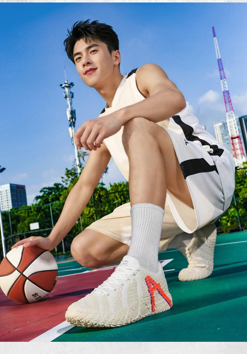 Sports and leisure shoes, men's shoes, marathon oversized air cushioned shoes, fly woven all season rubber, wear-resistant, anti