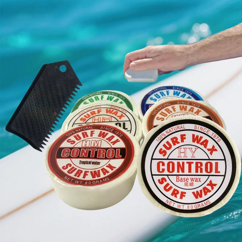Surf Skateboard Wax SUP Surfing Wax base/cool/cold/tropical/warm water Surfboard Wax with Comb