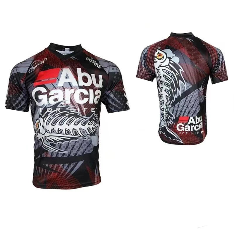2026 Fishing Suit Summer Surf Long-sleeved Quick-drying Fish Head Casual Shirt Outdoor Running Mountain Bike Jersey