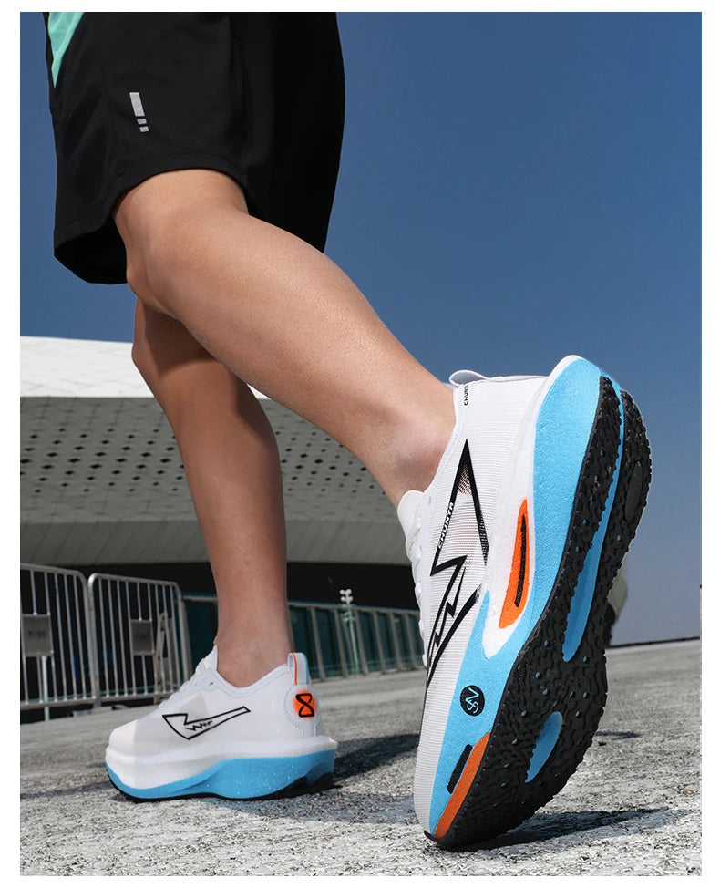 Running Shoes Carbon Board Speciality Marathon Men Sports Breathable Lightweight Women's Comfortable Nonskid Chunta Sneakers