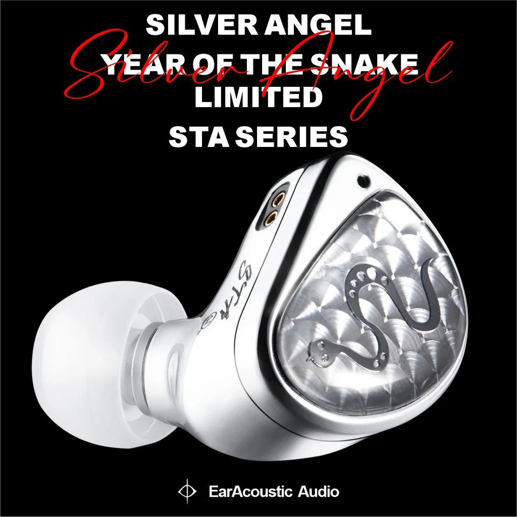 EarAcoustic Audio STA-Hi End IEM Wired HiFi in-ear Earphones 10mm Dual-Magnet Beryllium Driver &amp; 6mm Composite Diaphragm Monitor