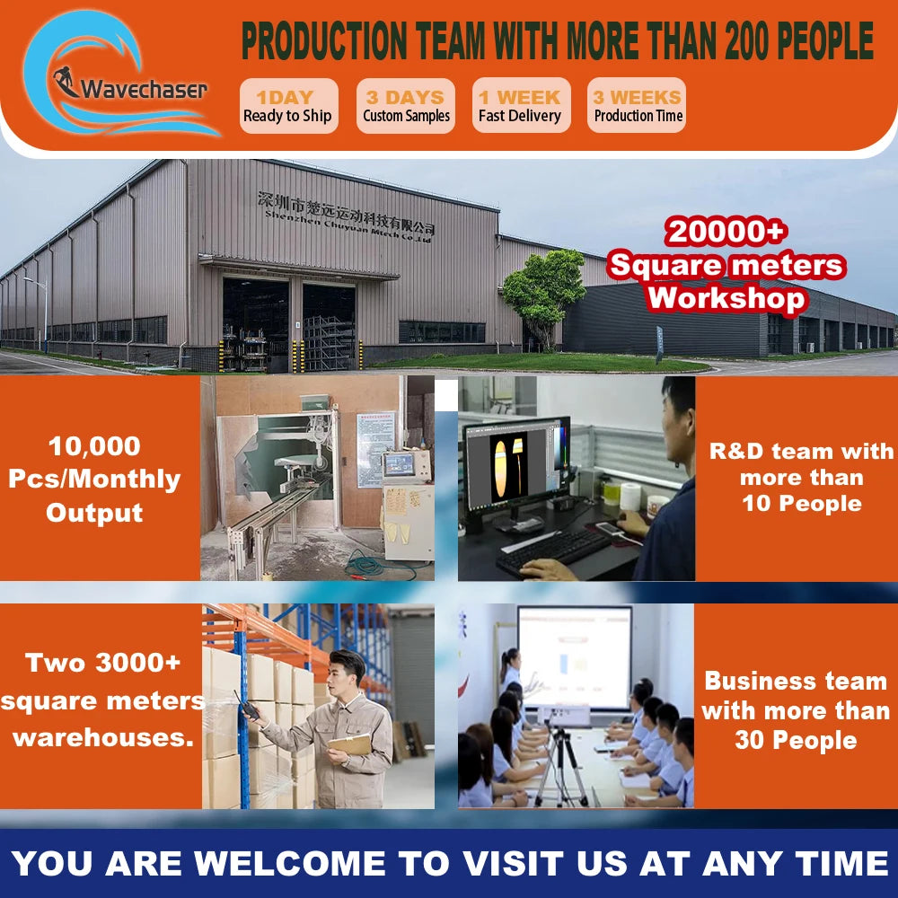 Custom Hydrofoil Downwind Carbon Foilboard Clear Epoxy Fiberglass EPS Surfboard Inflatable Paddle Board Water Sports