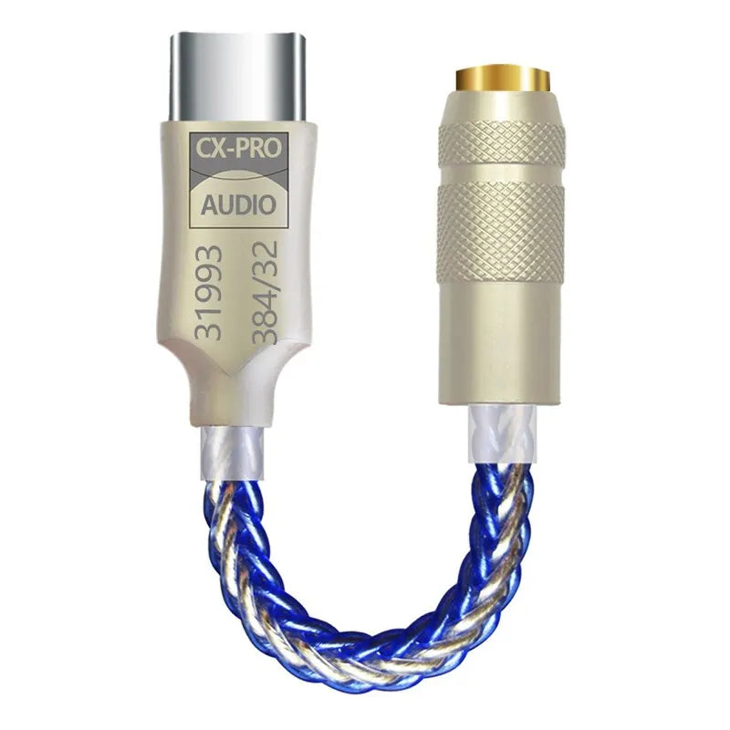 GraveAudio DA06 CX31993 HiFi USB DAC Type C To 3.5mm Headphone Amplifier Audio Decoder IEM AMP Mobile Phone Adapter