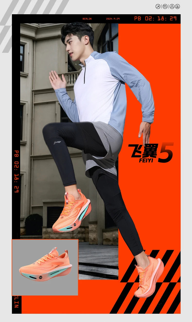  Running Shoes Men Carbon Plate Speciality Marathon Sports Breathable Lightweight Women's Comfortable Chunta Leisure Sneakers