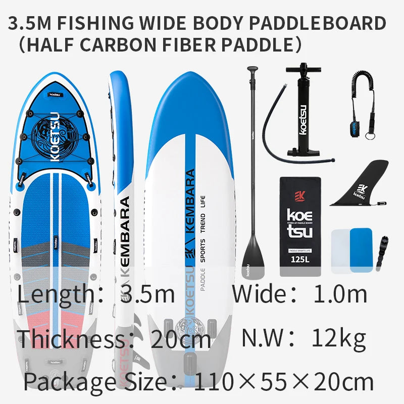 KOETSU Sup Paddle Board Kayak Backpack Inflatable Boat sapboardS Wideboard Body Surfboard Stand Up Paddle Sup Swimming Board