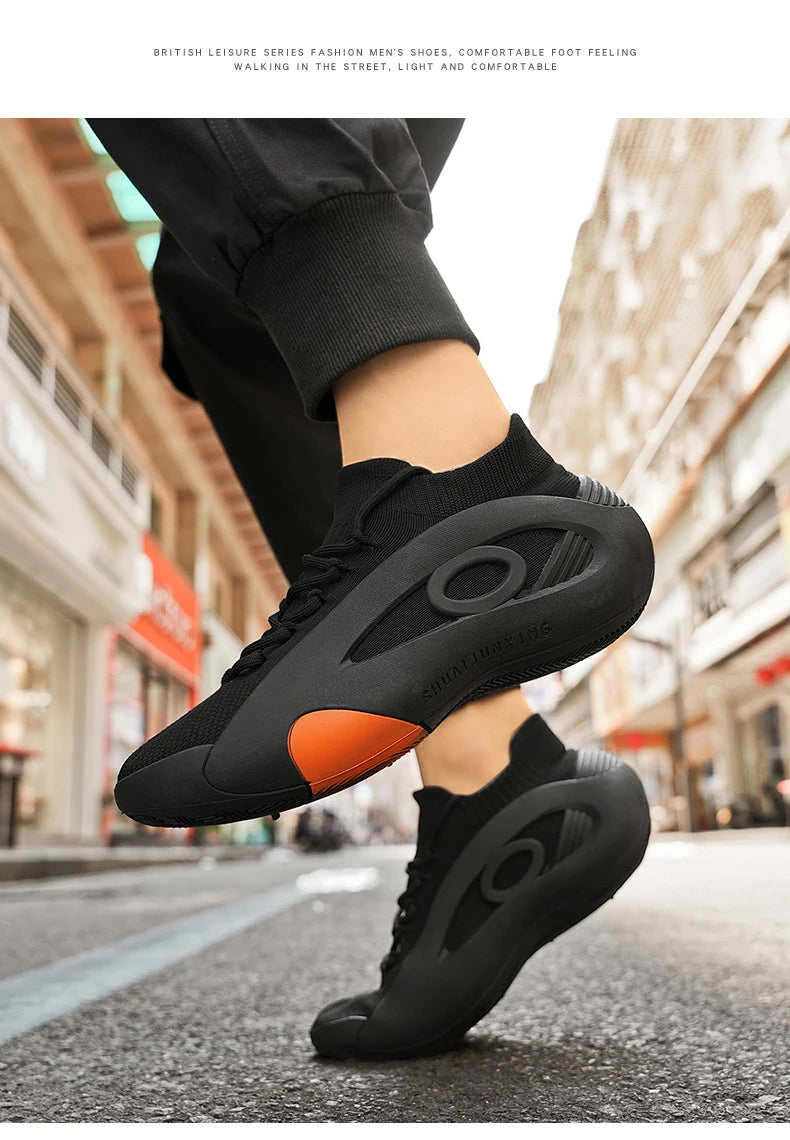 2025 New Men's Basketball Shoes Are Wear-resistant, Anti-slip, Casual Sports Shoes, Lightweight and Breathable Mesh Shoes