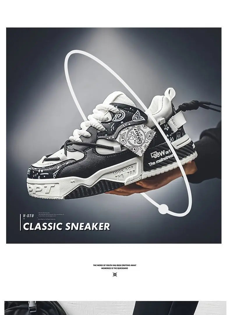 Men's Sneakers Trendy Skateboard Shoes Autumn New Casual Shoes Designer Platform Running Shoes for Men Tennis Zapatillas Hombre