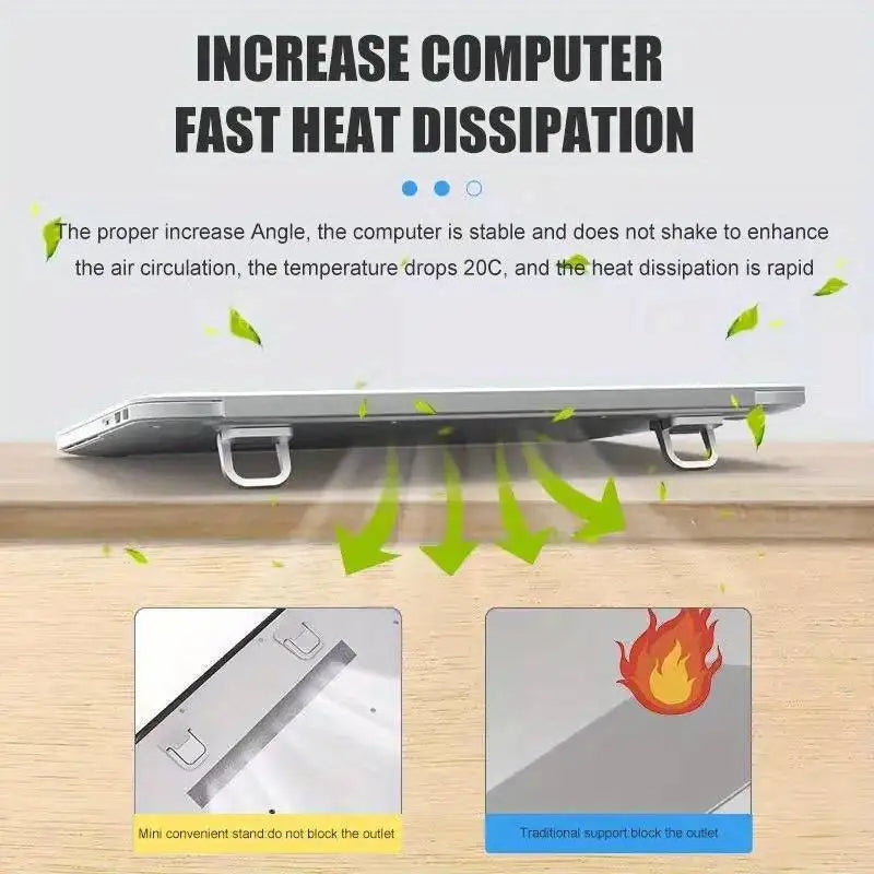 Laptop Stand For Computer Keyboard Holder Mini Portable Legs Laptop Stands For Macbook Huawei Xiaomi Notebook Support
