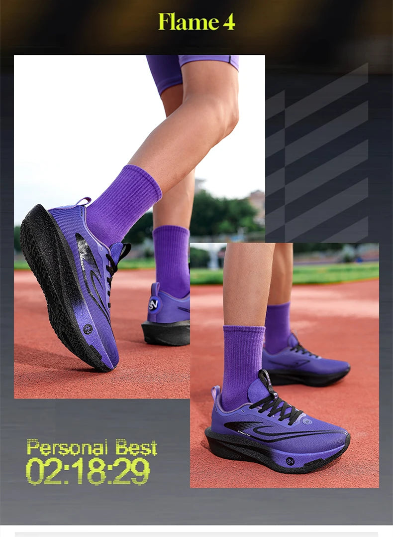  Running Shoes Men Carbon Plate Speciality Marathon Sports Breathable Lightweight Women's Comfortable Chunta Leisure Sneakers