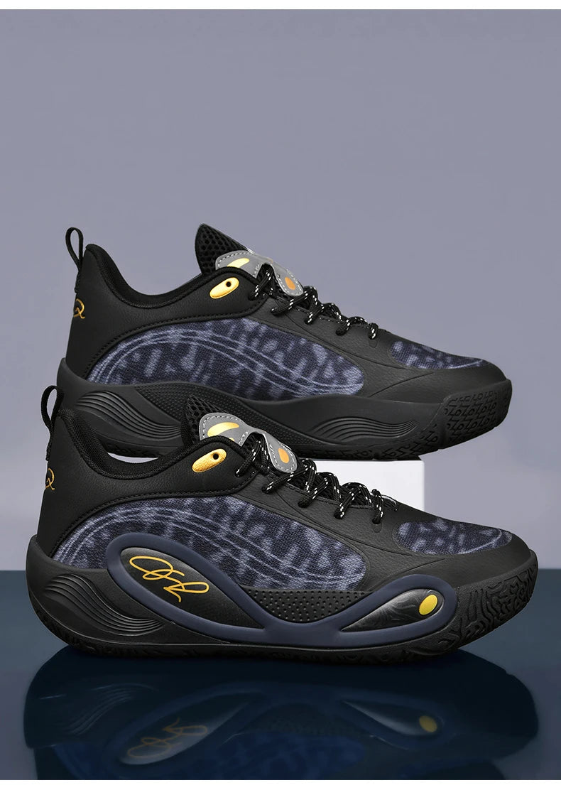 Men's Basketball Shoes Breathable Cushioning Non-Slip Wearable Runing Shoes Gym Training Athletic Basketball Sneakers for Women