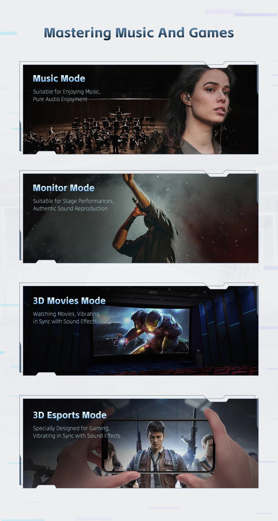 CVJ Konoka In-Ear Earphone With 3D Hifi Triple Hybrid (1DD + 1BA + 1Vibration Driver) Wired DJ Monitors Tuning Switch Headset