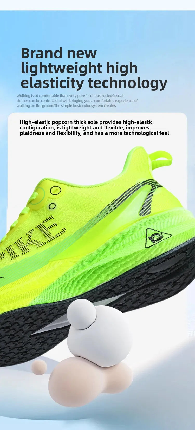 2026 New Casual Running Shoes 36-45 Couple Shoes Popcorn Base Running Shoes Zapatillas Hombre Shoes