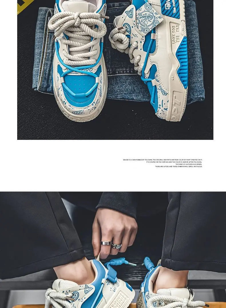 Men's Sneakers Trendy Skateboard Shoes Autumn New Casual Shoes Designer Platform Running Shoes for Men Tennis Zapatillas Hombre