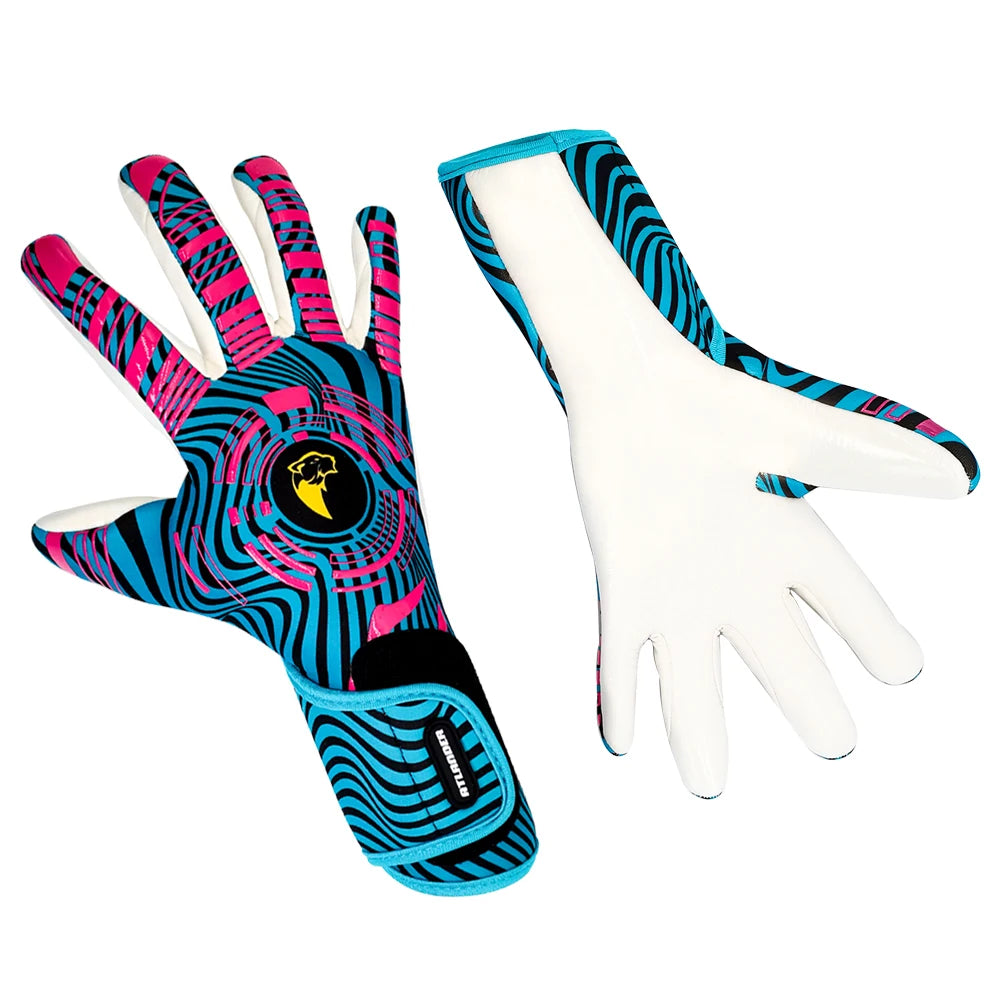 Adults Children Football Goalkeeper Gloves Latex Wear-resistant Sports Gloves Professional Match Anti-slip Soccer Goalie Gloves