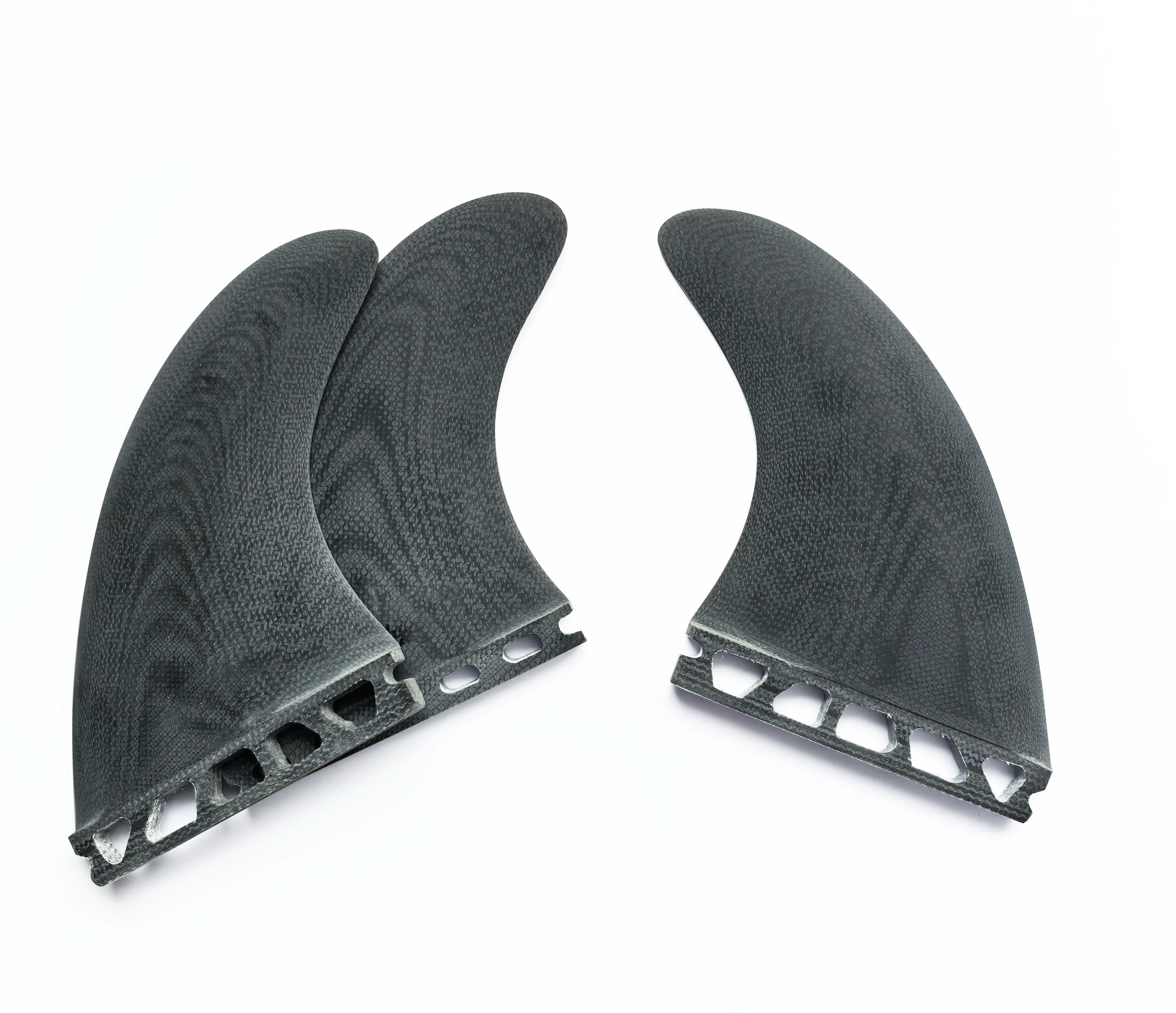 FUTUER Surfboard Fins 2pcs/set Black Surfboard Fins Made of Fiberglass Paddleboard Fins Surfboard Accessories Side Fins High Qua