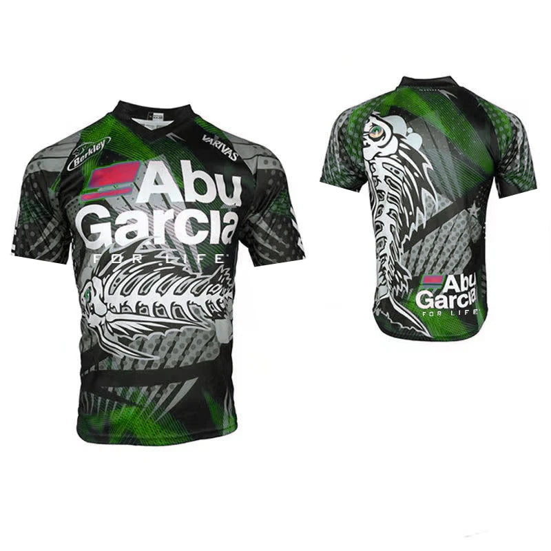 2026 Fishing Suit Summer Surf Long-sleeved Quick-drying Fish Head Casual Shirt Outdoor Running Mountain Bike Jersey