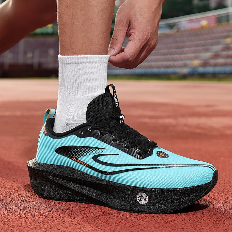 Running Shoes Men Carbon Plate Speciality Marathon Sports Breathable Lightweight Women's Comfortable Chunta Leisure Sneakers