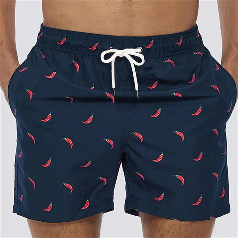 Men Beach Shorts 3D Print Summer Swimwear For Men Fashion Casual Male Swimming Trunks Quick Dry Man Surf Board Shorts Beachwear