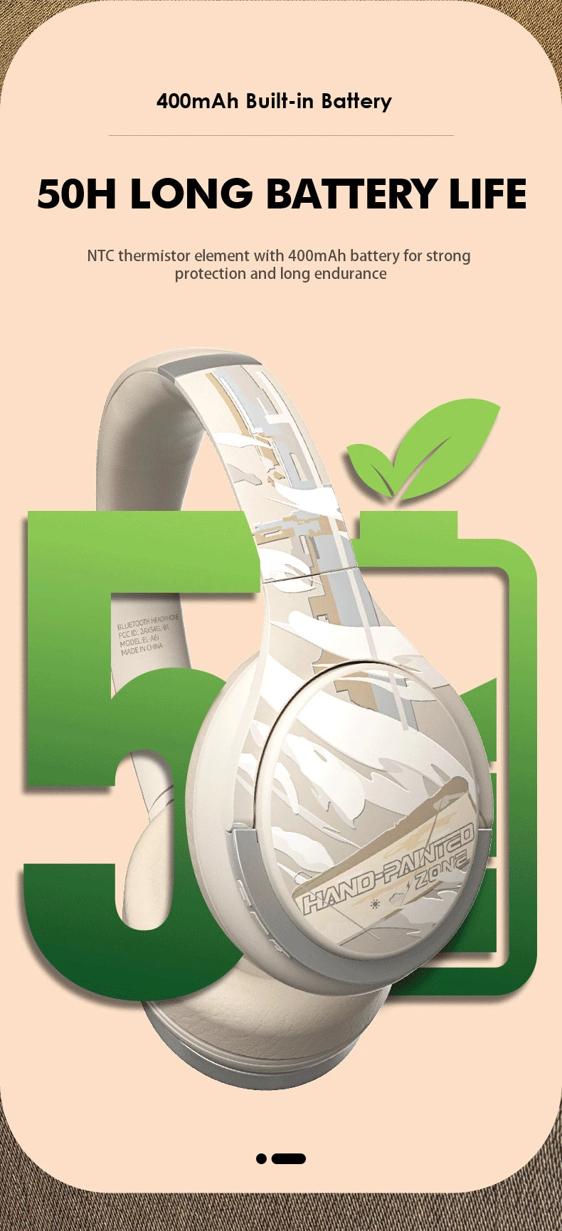 Girls Active Noise Cancelling Wireless Bluetooth Over-Ear Headphones, Memory Foam Ear Cups,100H Playtime,Kids Headset with Mic