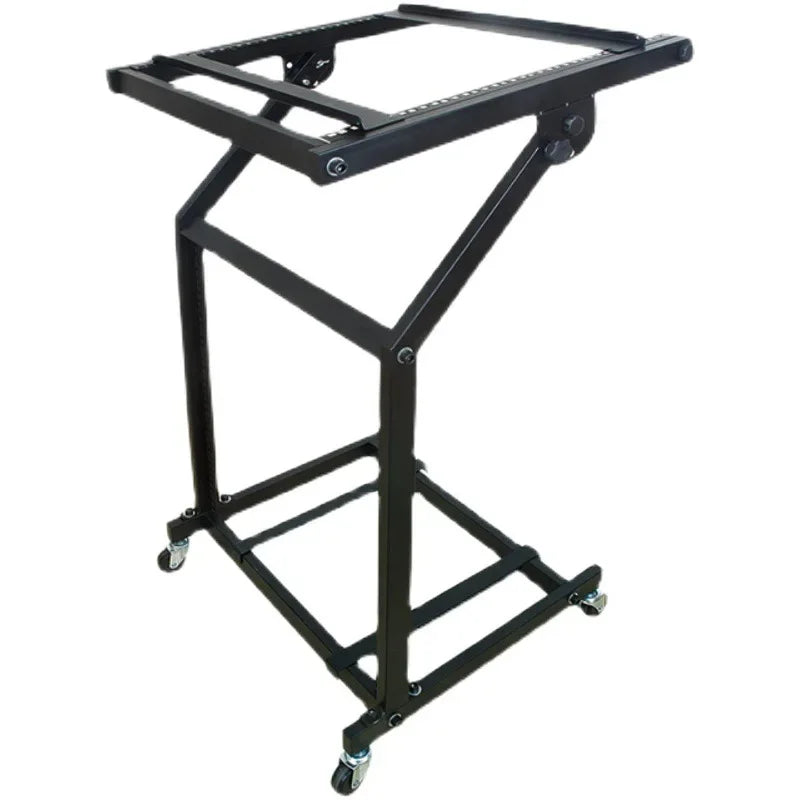 Professional DJ Equipment Mixer Stand Amplifier Stand Rack Roller mobile audio device