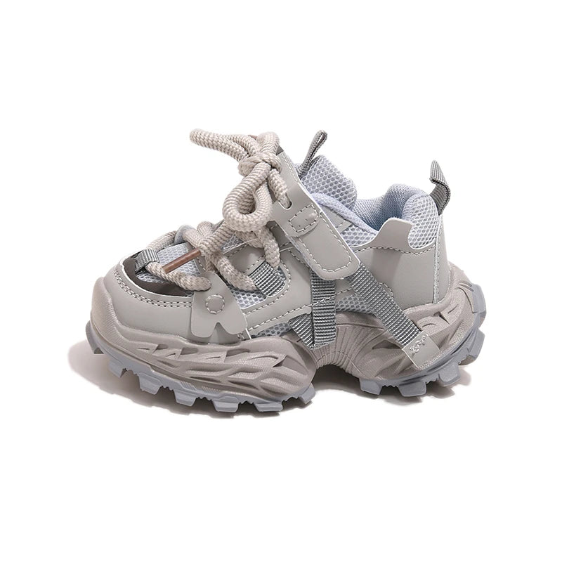 Children's Sports Shoes School New Girls Boys Causal Running Sneakers Non-slip Breathable Kids Fashion Basketball Shoes Platform