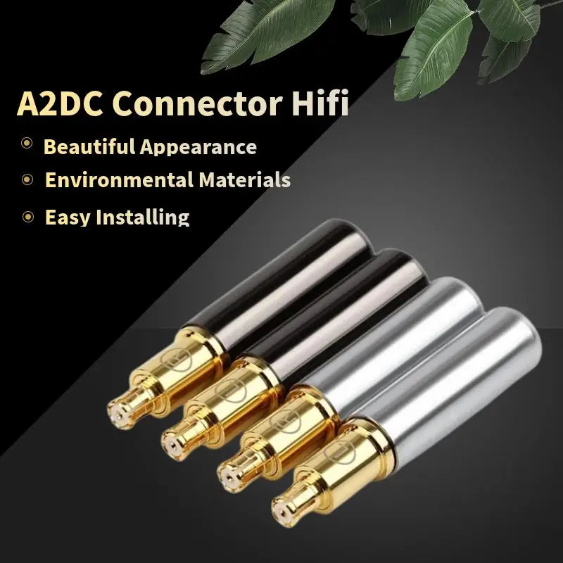HIFI A2DC Connector Earphone Plug Consumer Electronics Beryllium Copper For ATH ESW750 770H 990H ADX5000 MSR7B Headset