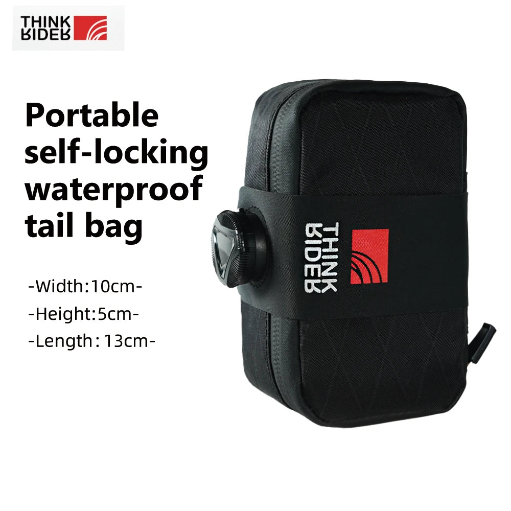 ThinkRider Bicycle Saddle Bag 0.5L Mini Portable Tail Bag MTB Road Bike Tool kit Repair Bag Reflective Cycling Accessori