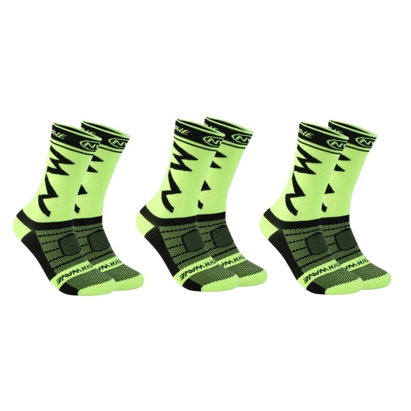 3 Pairs Of High-Quality Breathable Sports Socks Suitable For Running, Mountain Cycling, And Outdoor Sports