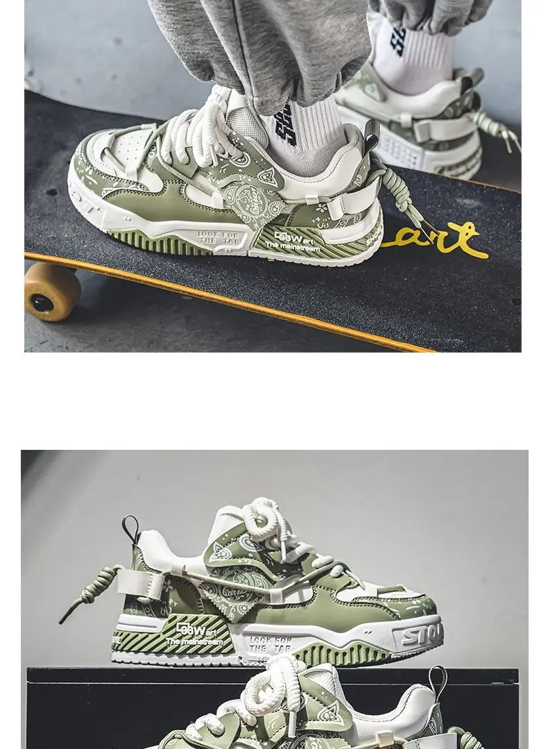 Men's Sneakers Trendy Skateboard Shoes Autumn New Casual Shoes Designer Platform Running Shoes for Men Tennis Zapatillas Hombre