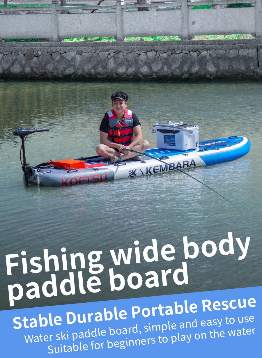 KOETSU Sup Paddle Board Kayak Backpack Inflatable Boat sapboardS Wideboard Body Surfboard Stand Up Paddle Sup Swimming Board