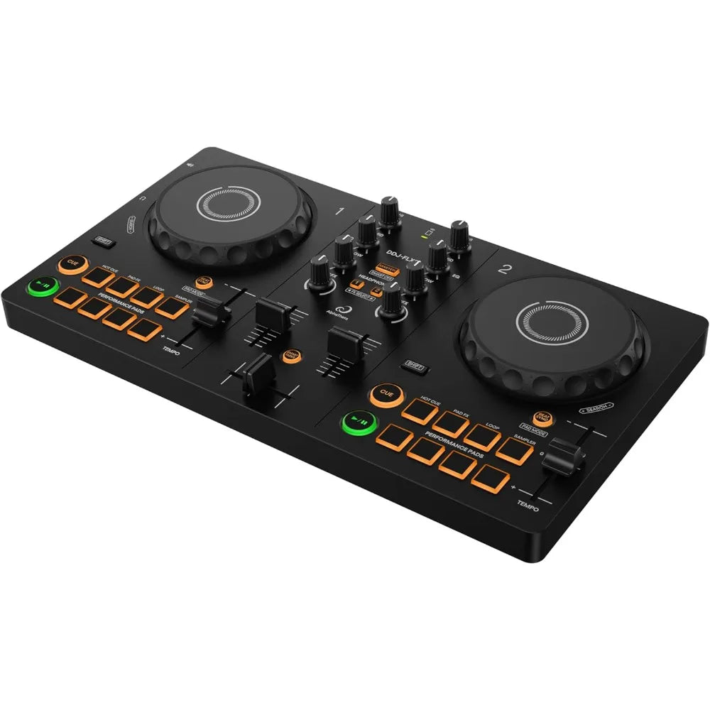 Controlador DJ Pioneer DDJ-FLX2 Compacto 2 Canales - Portátil para Serato y Rekordbox
